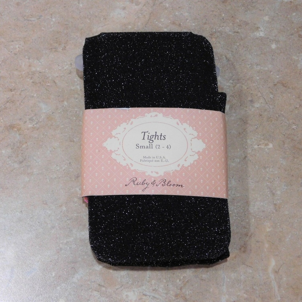 Ruby & Bloom Black with Sparkle Tights
